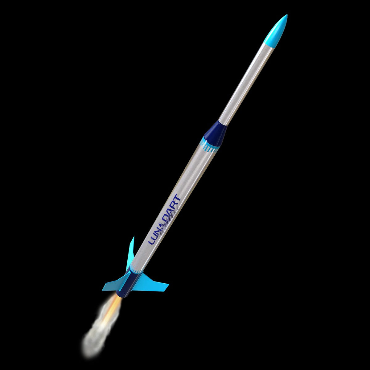 3236 LUNA DART FLYING MODEL ROCKET STARTER LAUNCH SET