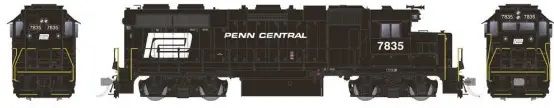38522 PENN CENTRAL GP38 #7841-HO