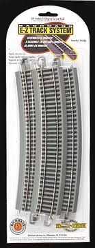44506 EZ_TRACK 28" CURVE TRACK NICKEL SILVER-HO