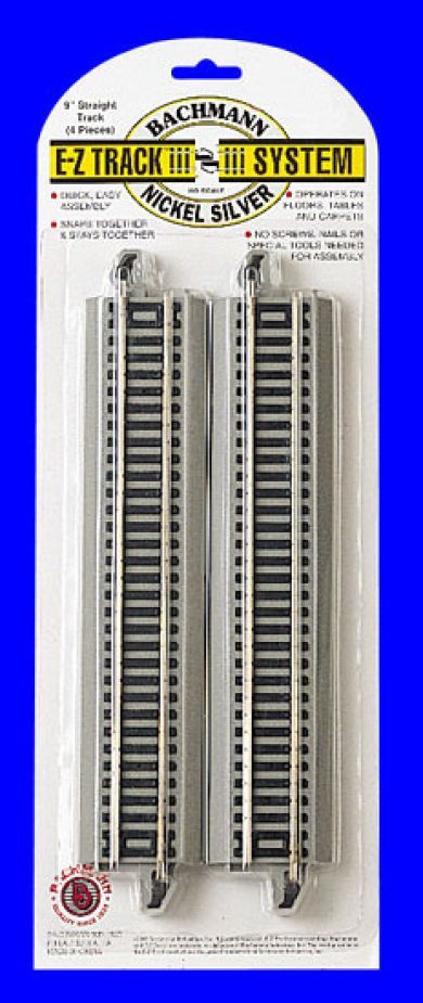 44548 EZ-TRACK AUTO REVERSING STRAIGHT NICKEL SILVER-HO