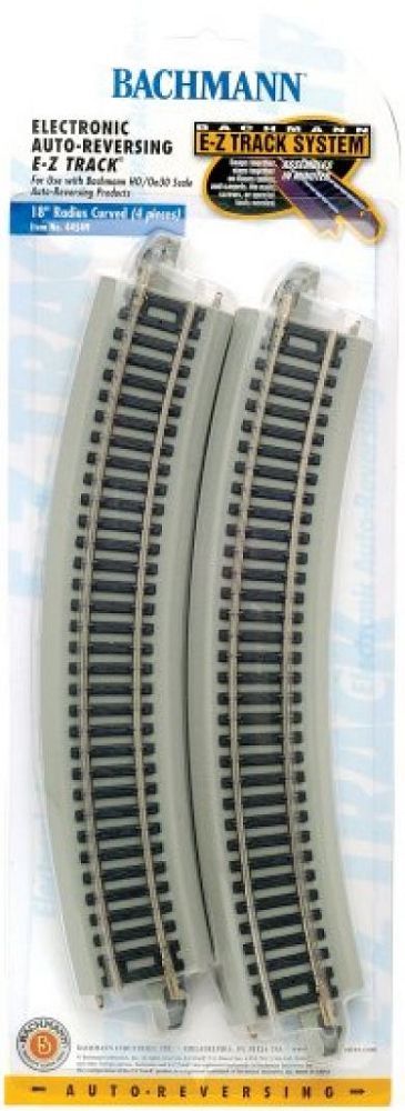 44549 EZ-TRACK AUTO REVERSING CURVE NICKEL SILVER-HO