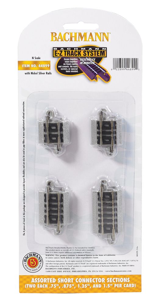44899 EZ-TRACK ASSORTED CONNECTOR TRACK-N