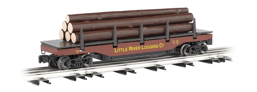 47929 LITTLE RIVER LOGGING OPERATING DUMP FLAT CAR-O