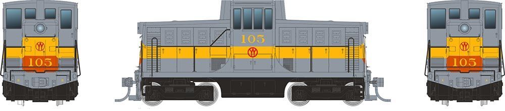 48519 NEW YORK ONTARIO & WESTERN GE 44 TONNER #105-HO