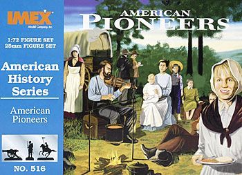 516 AMERICAN PIONEER FIGURE SET-1:72 SCALE