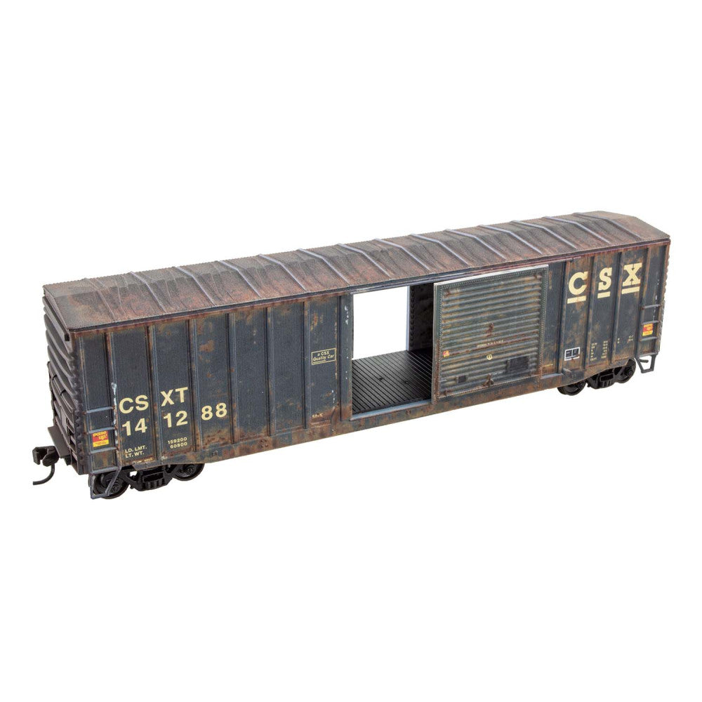 5600-005 CSX 50' EXTERIOR POST WELDED STEEL BOXCAR-HO