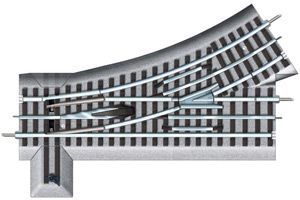 6-12017 FASTRACK O36 LEFT HAND MANUAL SWITCH-O