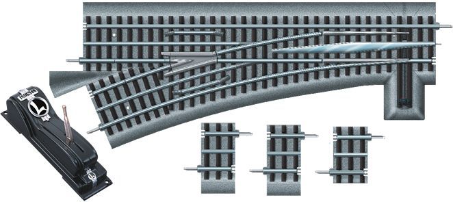 6-81953 FASTRACK O-72 LEFT-HAND SWITCH-O