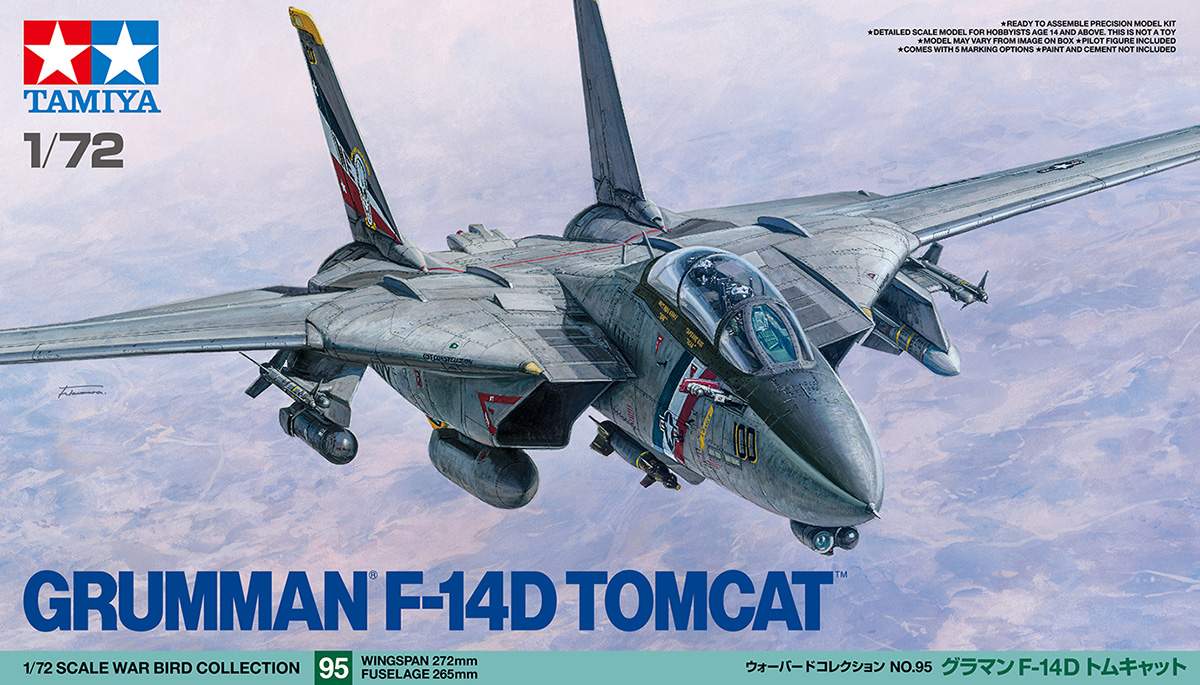 60795 GRUMMAN F-14D TOMCAT-1:72 SCALE