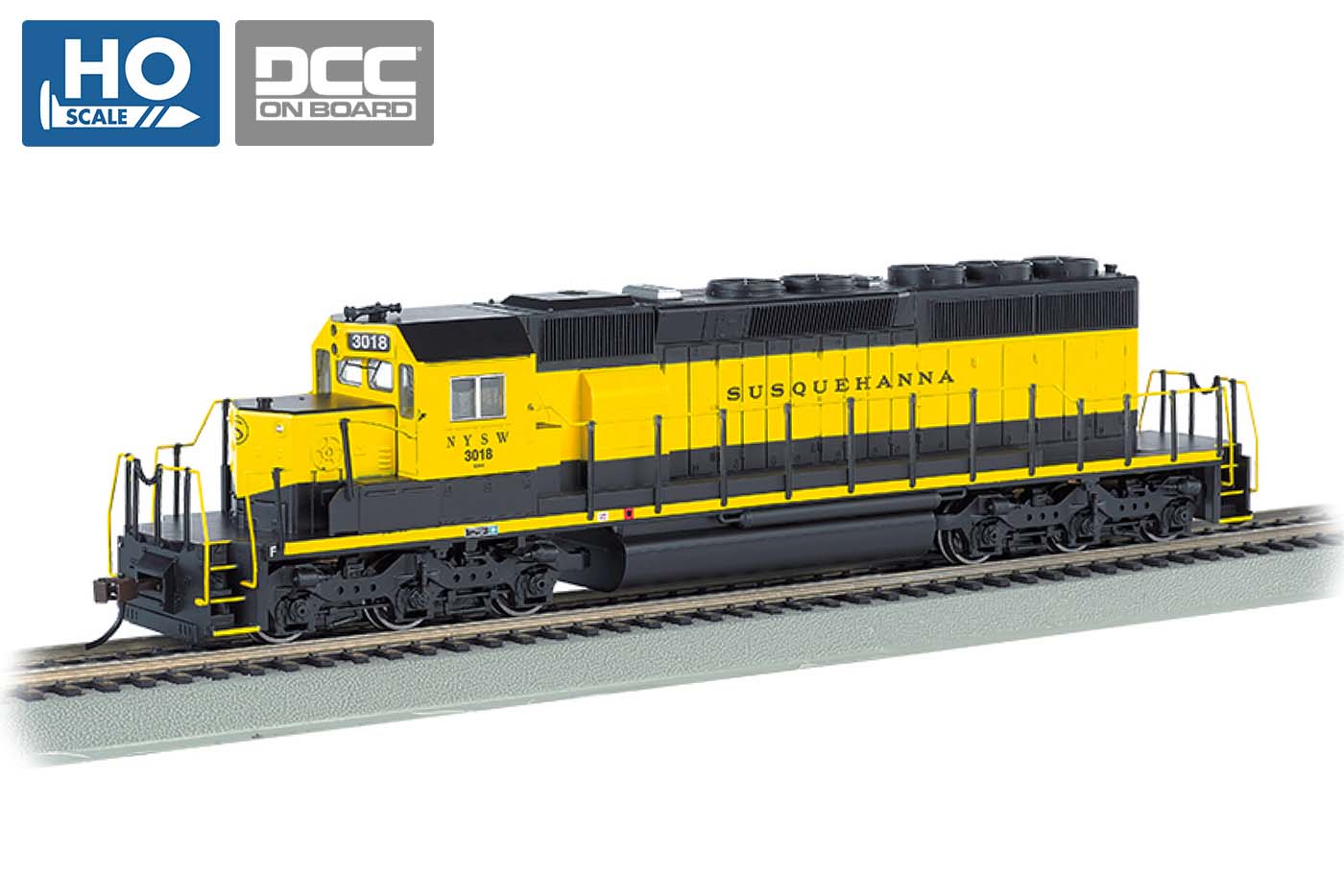 60914 NEW YORK SUSQUEHANNA & WESTERN SD40-2 #3018