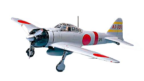 61016 MITSUBISHI A6M2 ZERO-1:48 SCALE