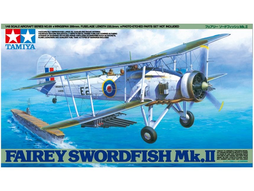 61099 FAIREY SWORDFISH MK.II-1:48 SCALE