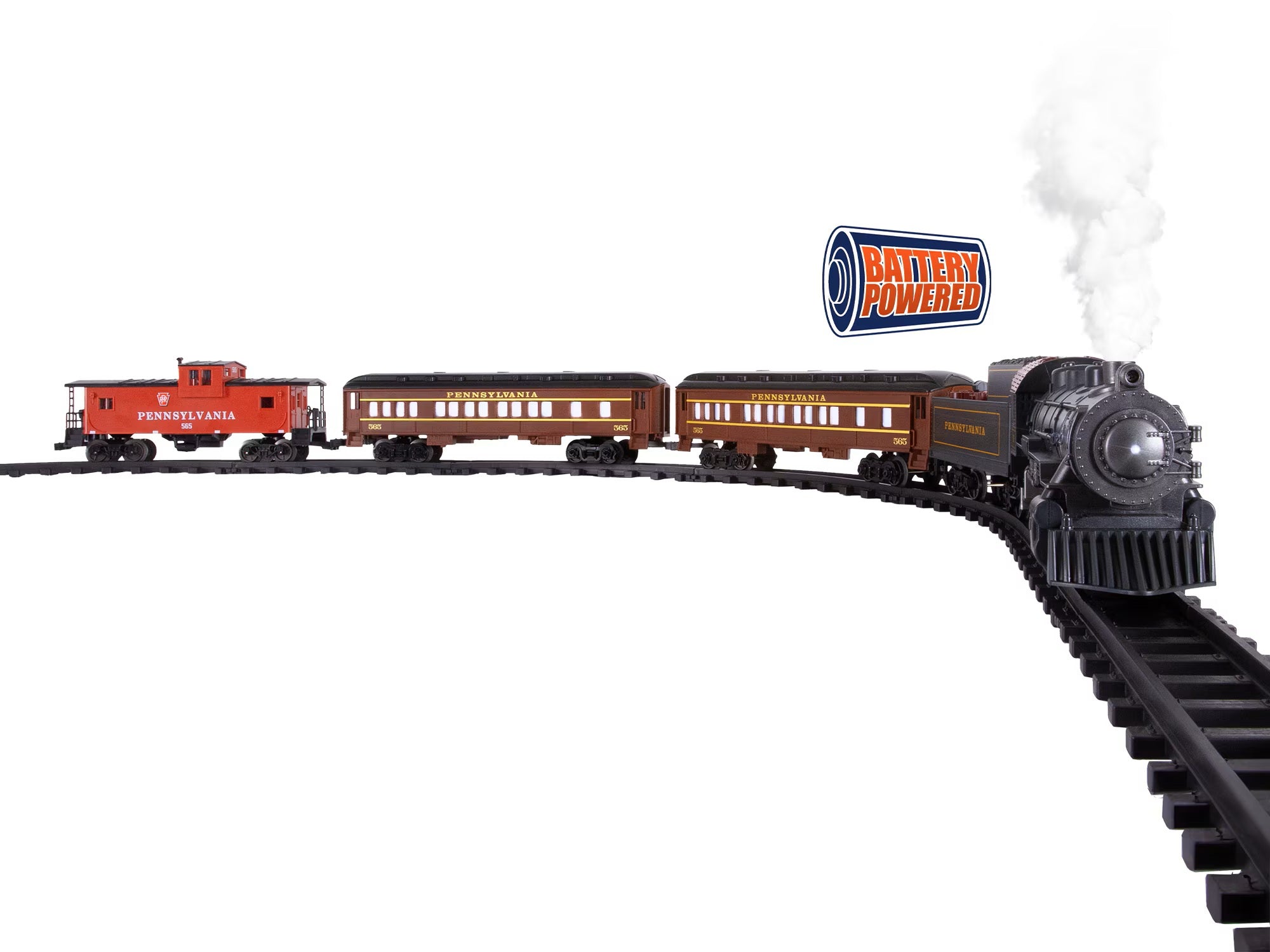 7-12131 PENNSYLVANIA FLYER BATTERY OPERATED O GAUGE TRAIN SET-O