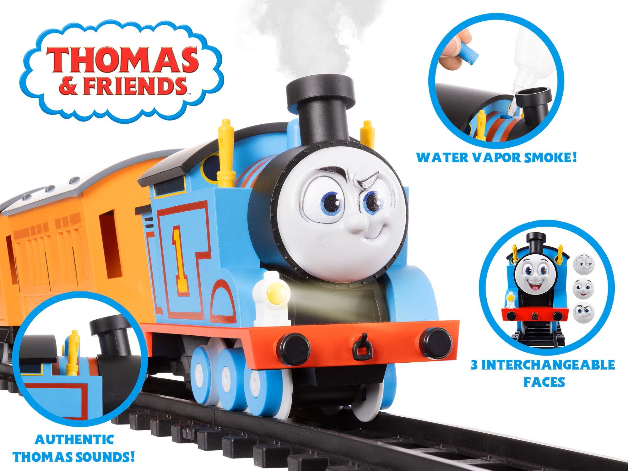 7-12118 THOMAS AND FRIENDS BATTERY OPERATED TRAIN SET -O
