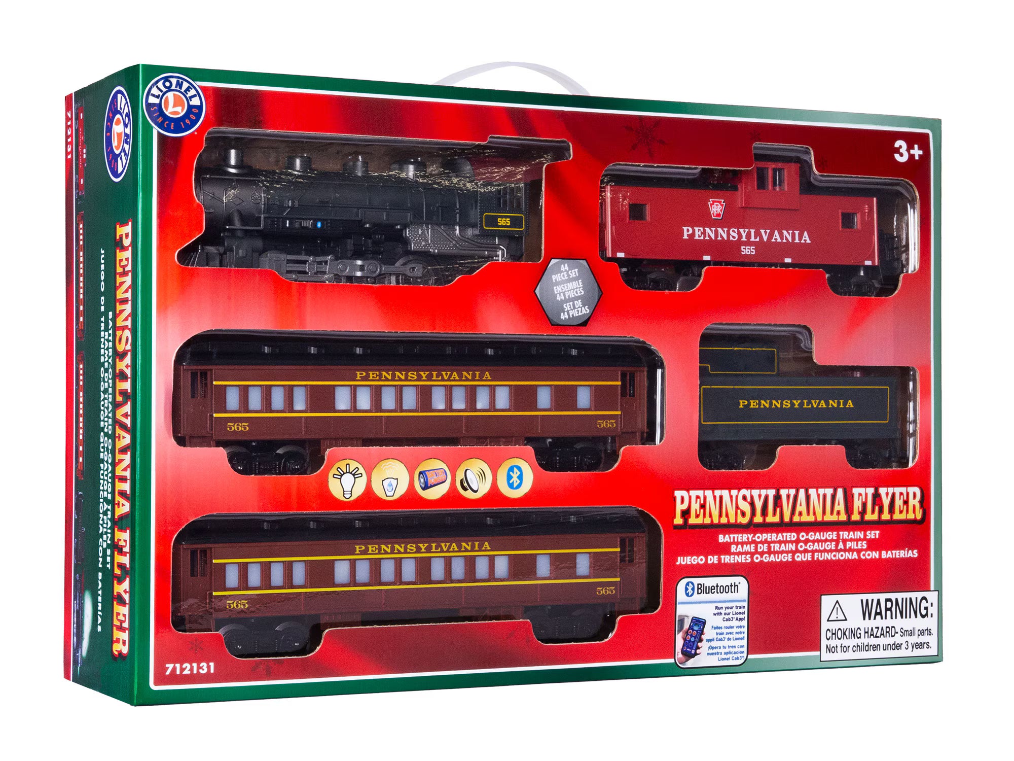 7-12131 PENNSYLVANIA FLYER BATTERY OPERATED O GAUGE TRAIN SET-O