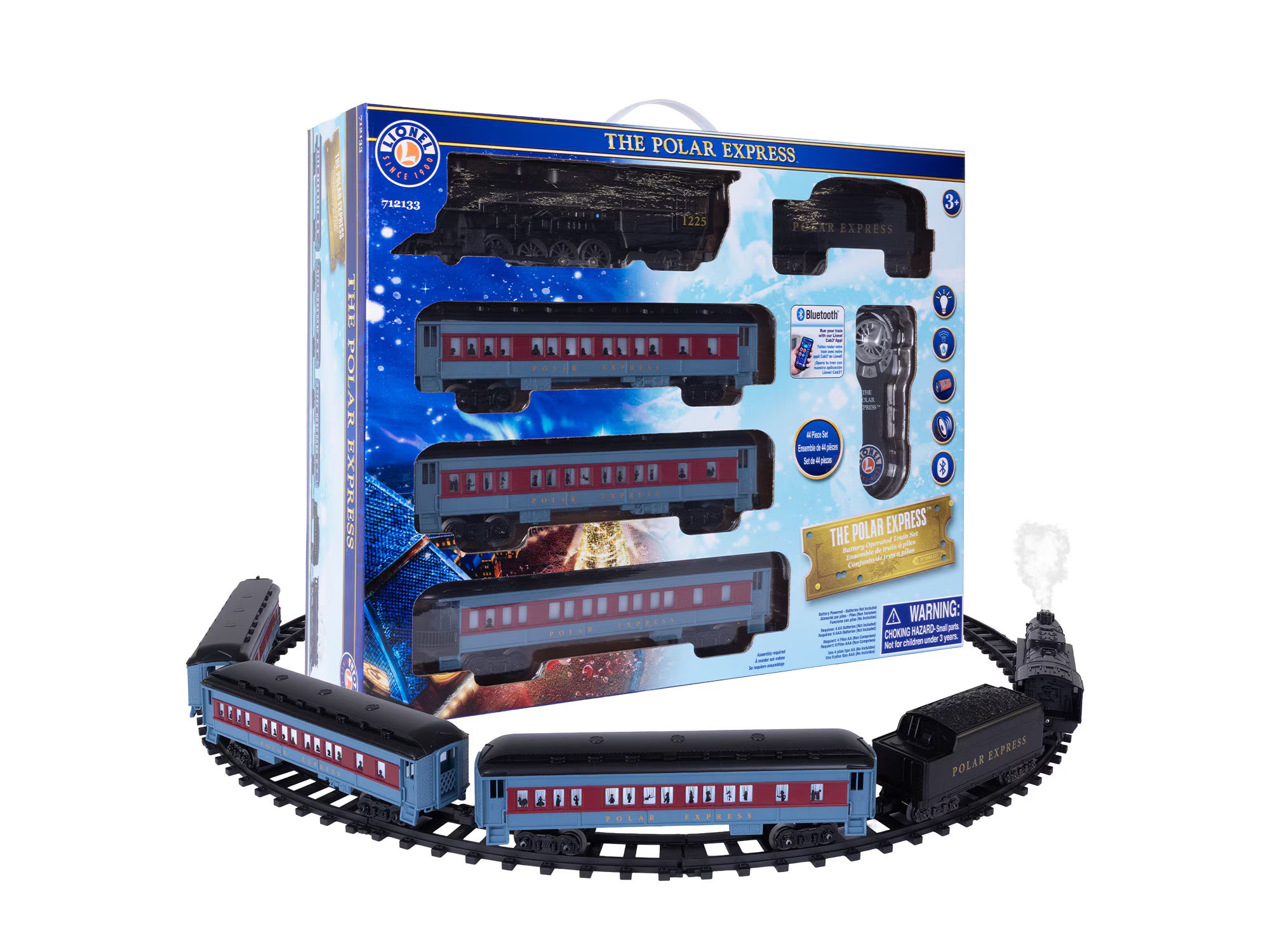 7-12133 POLAR EXPRESS BATTERY OPERATED O GAUGE TRAIN SET-O