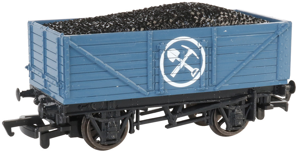 77001 THOMAS & FRIENDS BLUE MINING WAGON WITH LOAD-HO