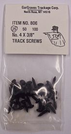 806-25 SCREWS #4x3/8"