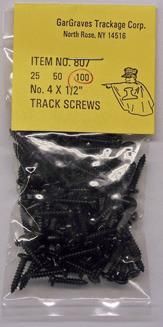 807-100 #4 x 1/2" SCREWS 100PK
