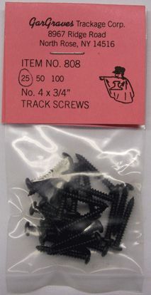 808-25 #4 x 3/4" SCREWS 25PK