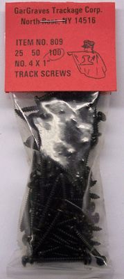 809-100 #4 x 1" SCREWS 100PK