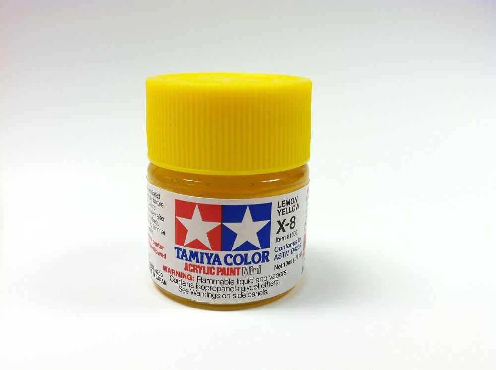 81508 X-8 LEMON YELLOW-1/3 oz.