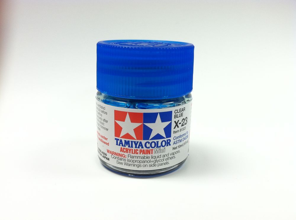 81523 X-23 CLEAR BLUE-1/3 oz.