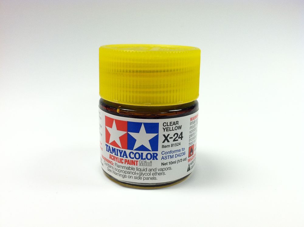 81524 X-24 CLEAR YELLOW-1/3 oz.