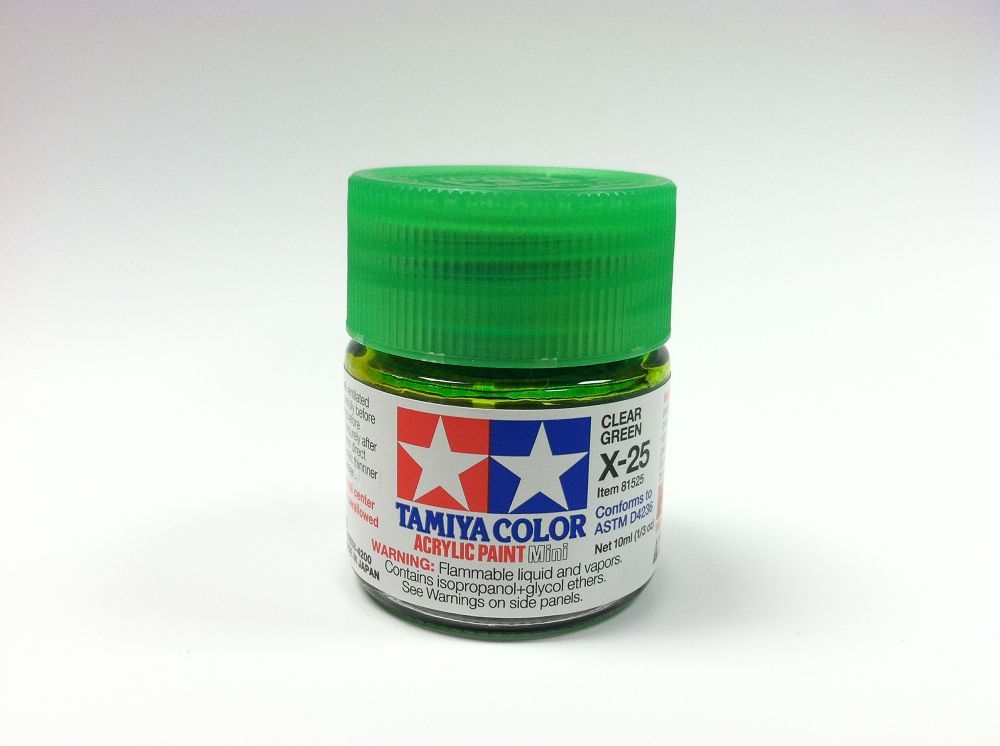 81525 X-25 CLEAR GREEN-1/3 oz.