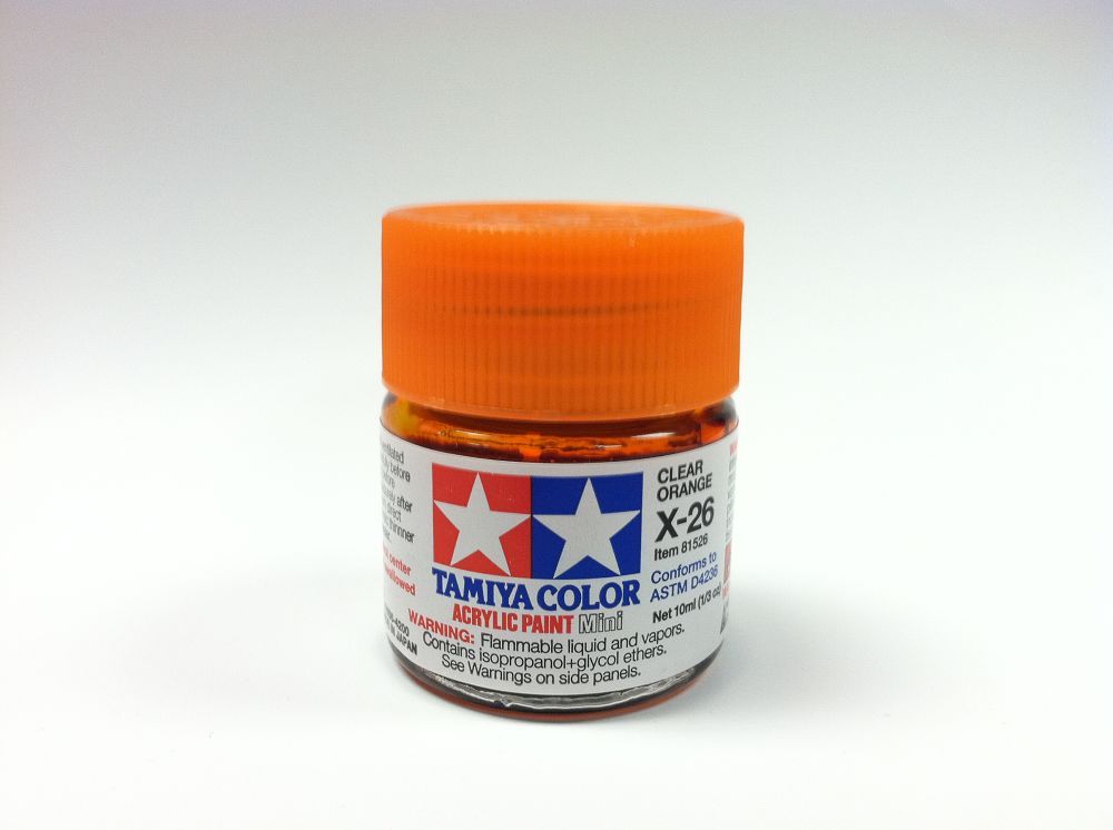 81526 X-26 CLEAR ORANGE-1/3 oz.