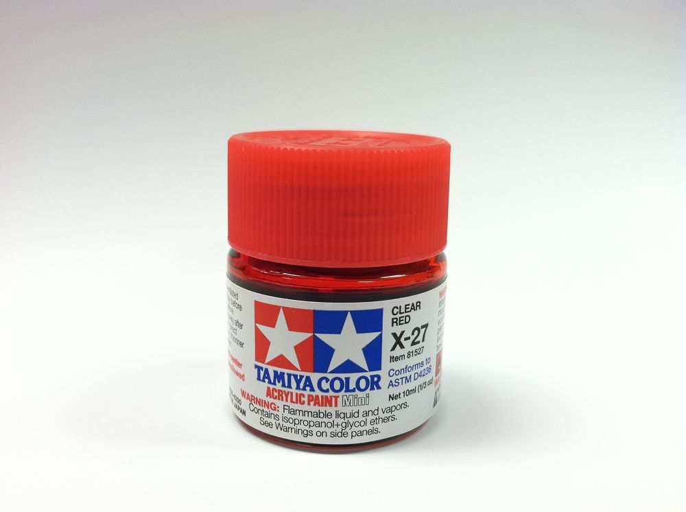 81527 X-27 CLEAR RED-1/3 oz.
