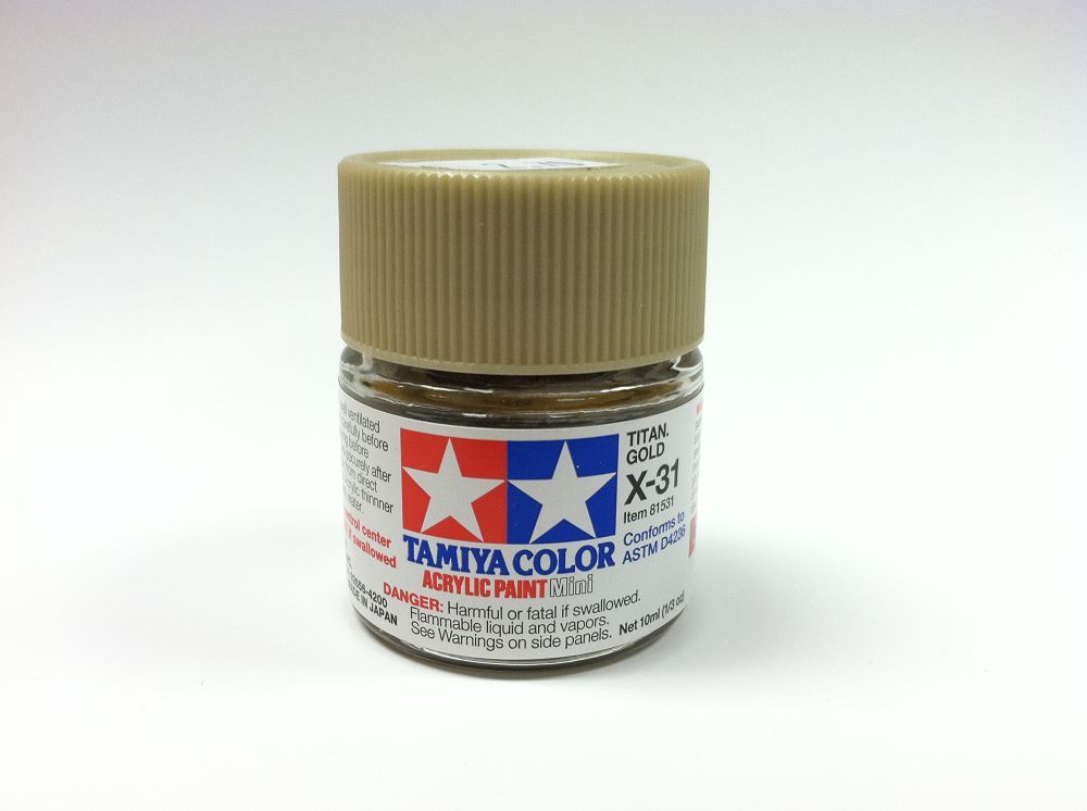 81531 X-31 TITANIUM GOLD-1/3 oz.