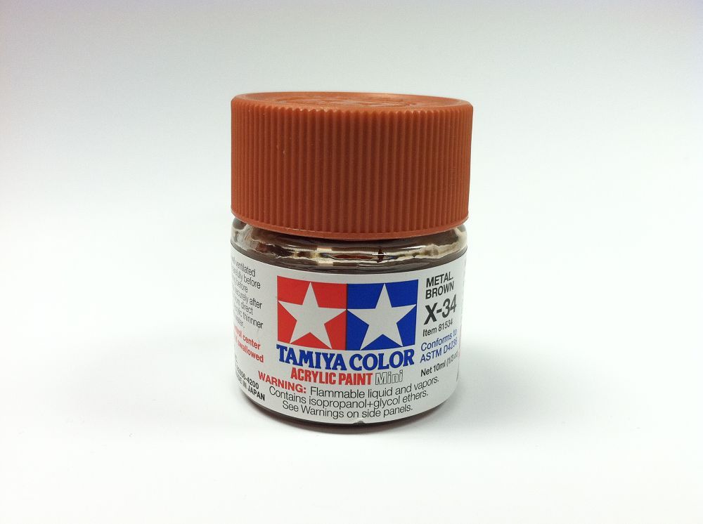 81534 X-34 METAL BROWN-1/3 oz.