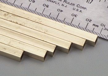 8154 BRASS SQUARE TUBE 7/32"