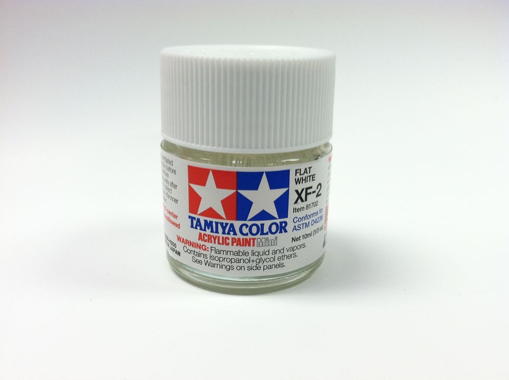 81702 XF-2 FLAT WHITE-1/3 oz.