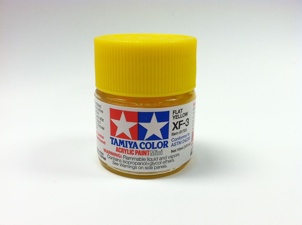 81703 XF-3 FLAT YELLOW-1/3 oz.
