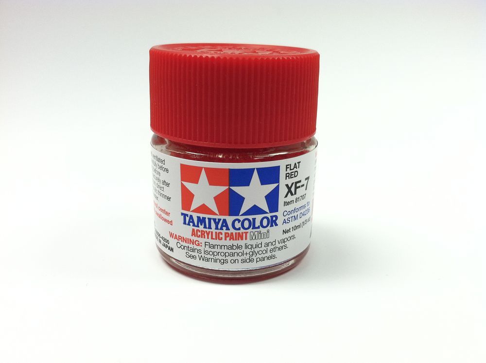 81707 XF-7 FLAT RED-1/3 oz.