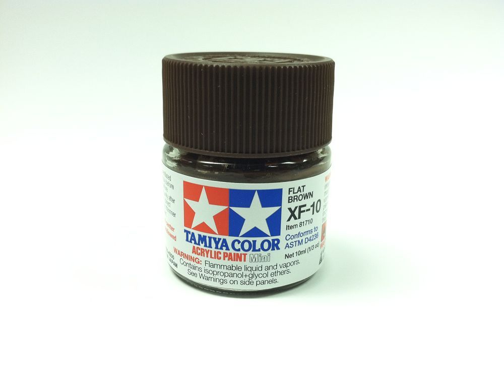 81710 XF-10 FLAT BROWN-1/3 oz.
