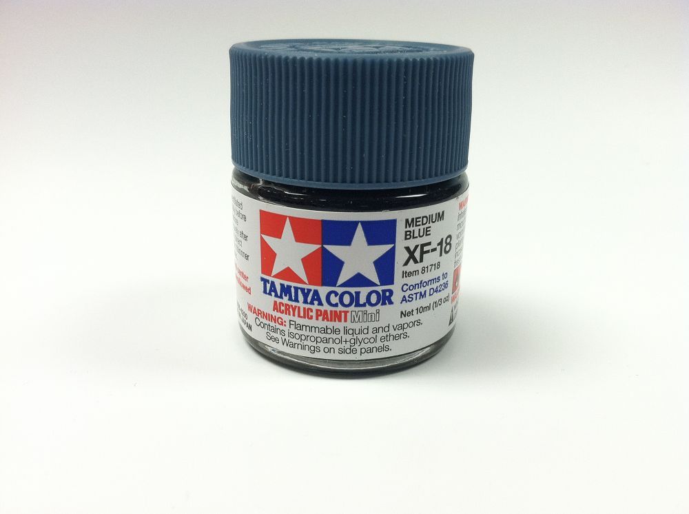 81718 XF-18 MEDIUM BLUE-1/3 oz.