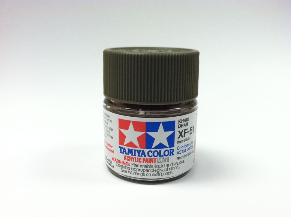 81751 XF-51 KHAKI DRAB-1/3 oz.