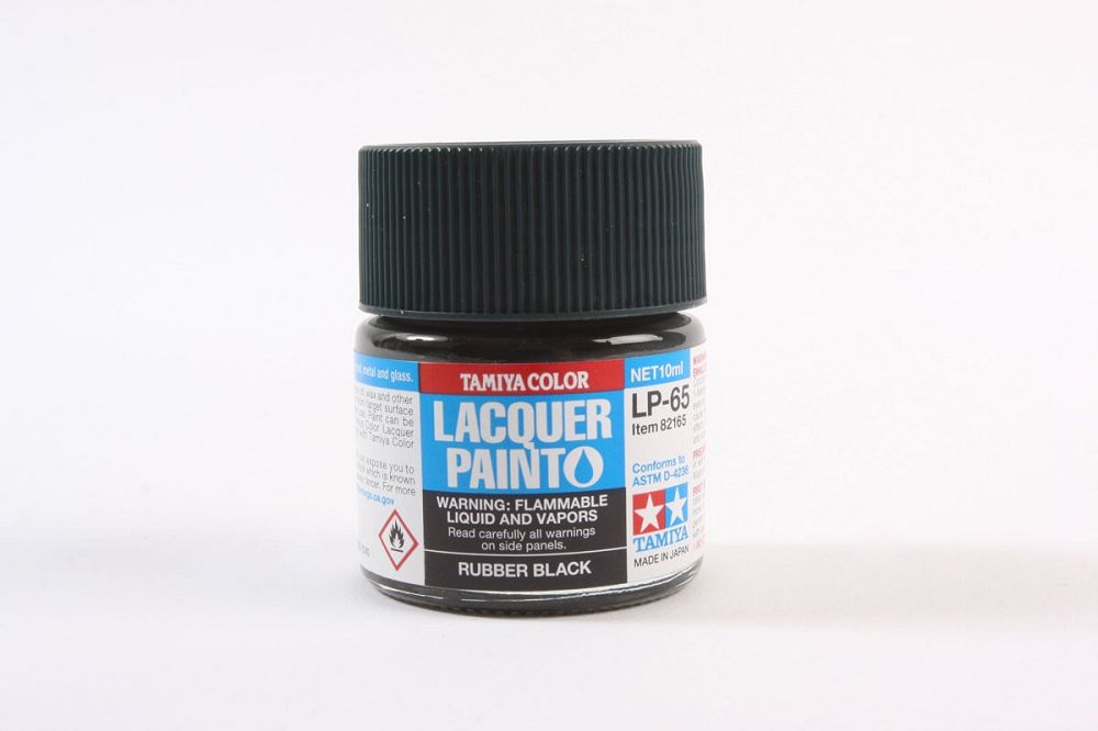 82165 LP-65 RUBBER BLACK-.33 fl. oz.
