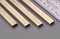 8267 BRASS RETANGULAR TUBE-3/16" X 3/8"