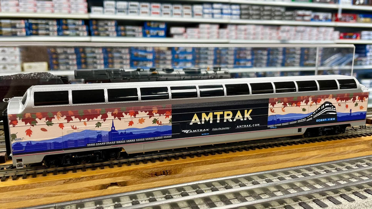 920-14606 AMTRAK 85' BUDD ADIRONDACK DOME LOUNGE #10031-HO