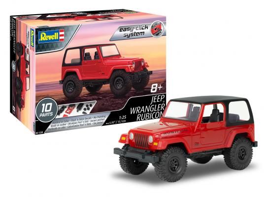 85-1239 JEEP WRANGLER RUBICON-1:25 SCALE