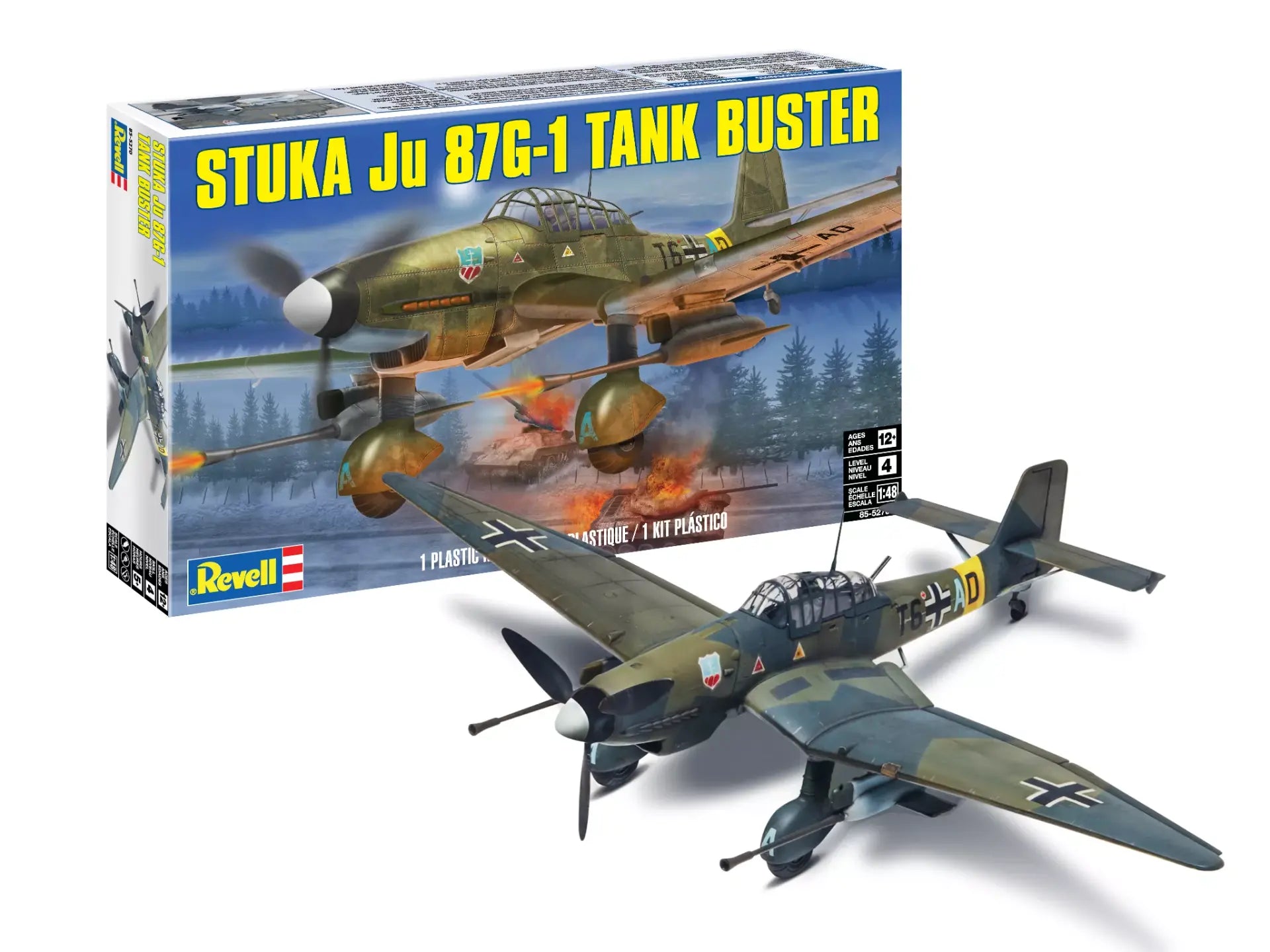 85-5270 STUKA JU 87G-1 TANK BUSTER-1:48 SCALE