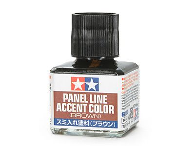 87132 PANEL LINE ACCENT BROWN