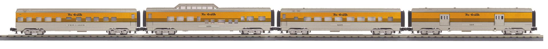 30-68318 UNION PACIFIC DRG&W HERITAGE STREAMLINED PASSENGER 4-CAR SET-O