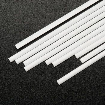 90883 HALF ROUND ROD .100" x 10" (10)