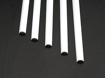 90887 HALF ROUND ROD .250" x 10" (5)