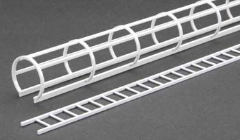 90975 LADDER & CAGE-G 1:24 SCALE 12"L (1)